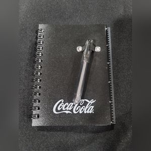 COCA COLA 5" X 4" NOTE PAD WITH PEN, Ruler, AND POST It NOTES CK1